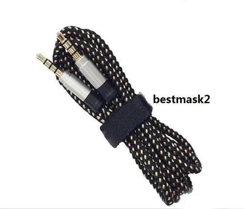 Imagen 2 de 5 de Cable Auxiliar De Audio Sonido Plugg Jack 3.5 Mm Profesional