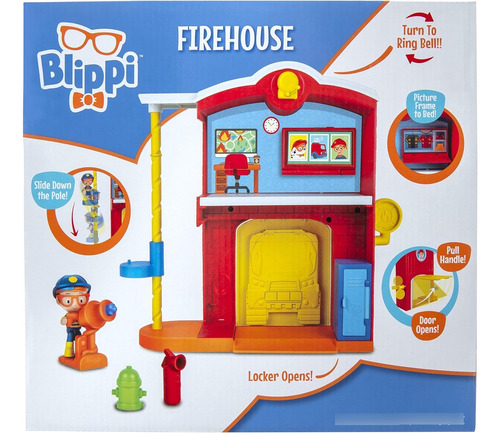 Blippi Juego De Bomberos, Incluye Figura De Bombero