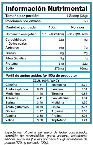 olimpo zeus 100 whey es buena