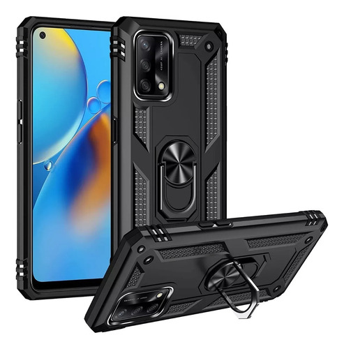 Funda Uso Rudo Anillo Magnetico Para Oppo Proteccion Anti Golpes