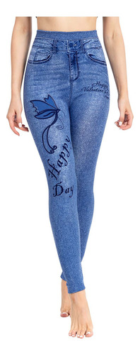 Leggins Deportivos W Para Mujer Con Estampado De Temperament