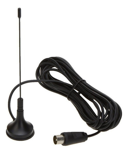 Antena Interior Tda Uhf Hd Imantada 15cm Pin Fino Mundial Hd