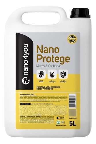 Nano Protege Muros & Fachadas 5l Nano4you
