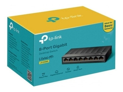 Switch 8 Portas Tp-link Ls1008g Gigabit