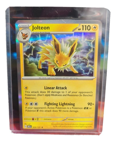 Jolteon 029/131 Holo Prismatic Evolution Jolteon Inglés