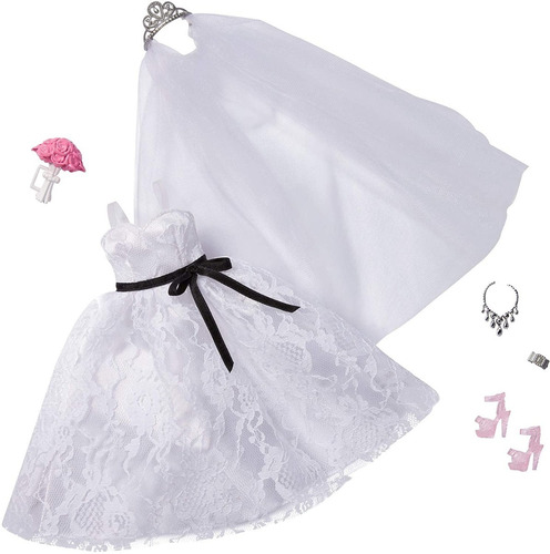 Imagem 1 de 5 de Barbie Fashion Pack Vestido Noiva Mattel Original 2020
