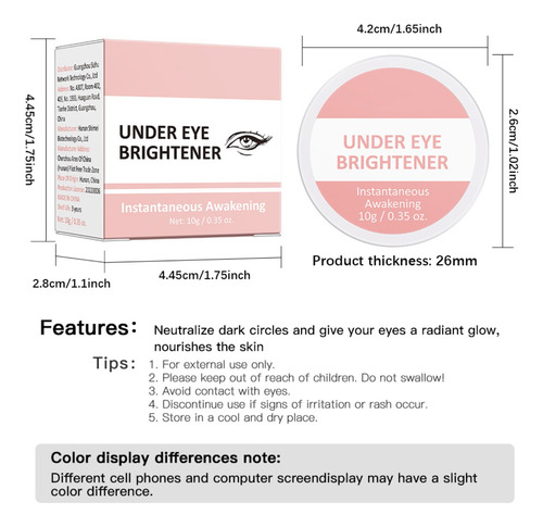 Iluminador I Eye Highlighter Fix Conceal Spots Foundat 0001
