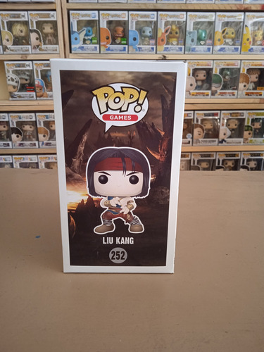 Funko Pop Liu Kang #252 Mortal Kombat Original Nuevo