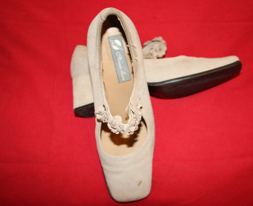 Zapatos Dama Maria Jean Beige Talla 3 Cómodos 