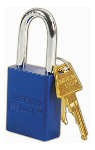 American Lock A1106blu Candado, Aluminio, Azul