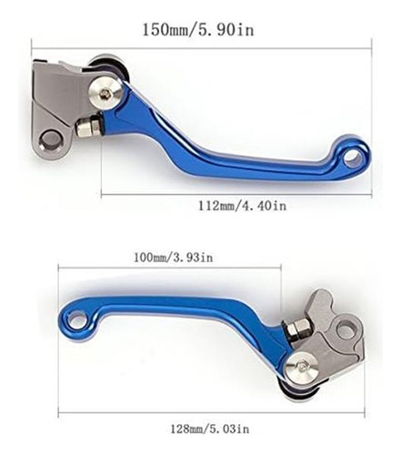 Fxcnc Cnc Aluminio Dirt Bike Pivot Pivot Brake Clutch De Con