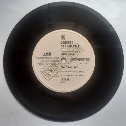 Vinilo Simple - Lorenzo Santamaria (llamarada) (Usado)