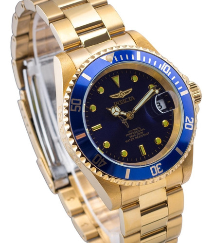 Relógio Invicta Pro Diver 8930ob Original Dourado Com Azul