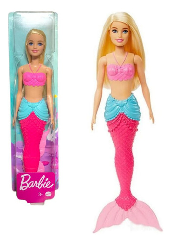 Barbie Fantasía De Sirenas  Rosada