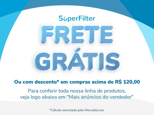 2x Refil Filtro Carvão Ativado 3m Aqualar Ap230 - Original