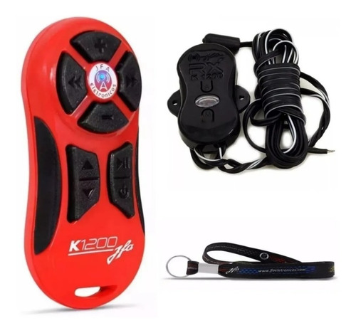 Jfa K1200 - Controle Longa Distancia Vermelho Completo 1200m