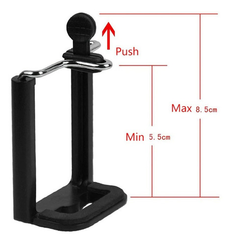 Imagem 6 de 10 de Mini Tripé Flexível Universal Suporte Para Câmera E Celular