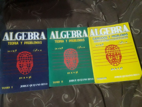 Libro  Álgebra 3 Tomos Jorge Quijano Hiyo