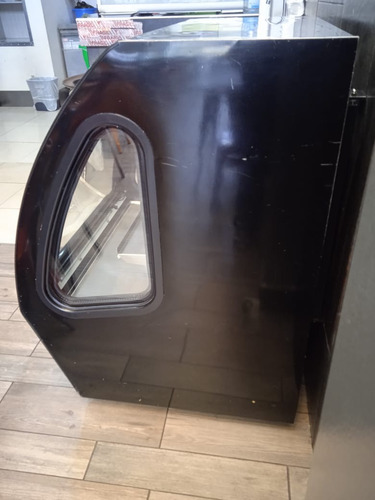Vitrina Torrey Exhibidora De Vidrio Curvo Drd3n Negro (Usado)
