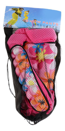 Esquíes Pantalones Cortos Acolchados De Cadera S Rosado