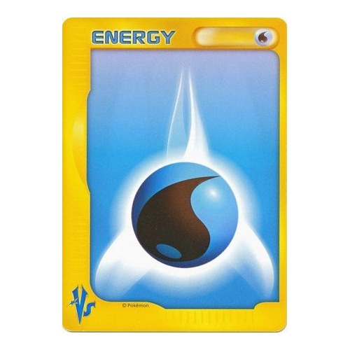 Cartas Pokemon Water Energy Vs Set Japones Played