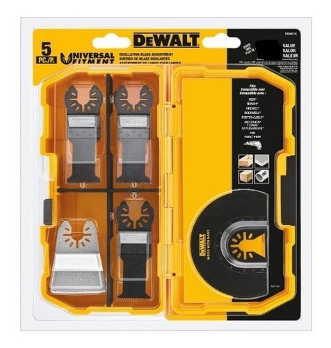 Dewalt Dwa4216  Hojas Oscilantes Multiherramienta 5 Piezas 