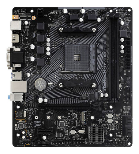 Placa Asrock B550m-hdv 2ddr4 Am4 Hdmi Sata3 90-mxbdj0-a0uayz