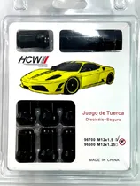 Comprar Tuercas Negras.x16 P\u002F Llantas Auto Deportivas 12mmx1.50 D44 Color Negro