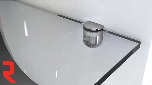 Imagen 3 de 4 de Soporte Para Repisas De Vidrio Entrepaños Accesorios