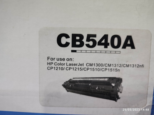 Toner Hp Cb540 Láserjet Cm1300 Cm1312 Cp1210 Cp1215 Cp1510cs