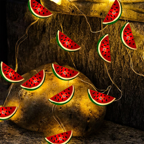 Faroles De Frutas De Verano Con Forma De Sandía, Cadenas De