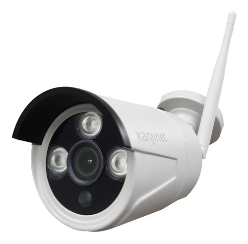 Imagen 2 de 10 de Kit Seguridad Inalambrico Nvr Kanji 4 Cam 8 Ch 720p P2p Wifi