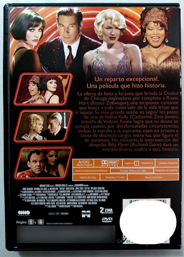 Chicago Richard Gere Dvd Original (Usado)