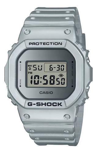 Reloj Casio G-shock: Dw-5600ff-8cr Correa Gris