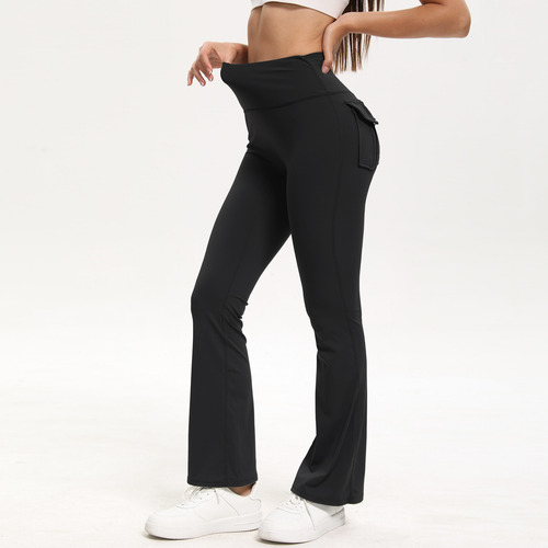 Leggings Deportivos Para Mujer, Piernas Anchas, Elásticos, P