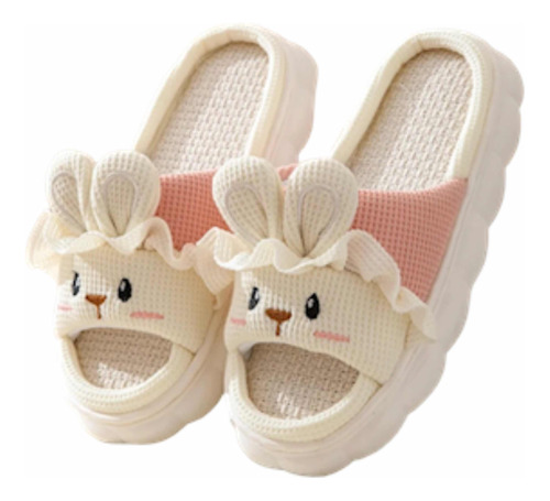 Pantufla Bunny Blanco Adulto