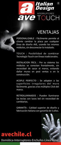 Interruptor Doble 9/15, Ave , 16 A, Young Blanco 16 A
