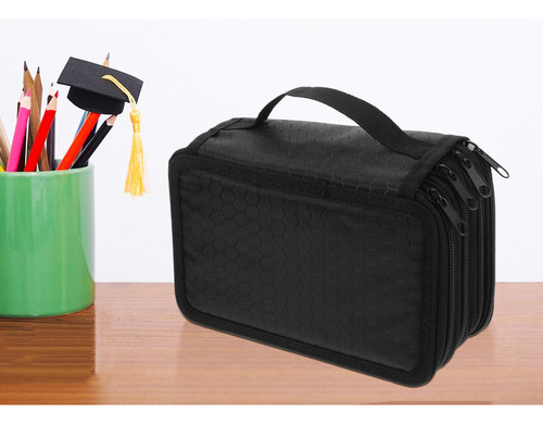 Estuche Organizador De 72 Ranuras Para Lápices De Colores De