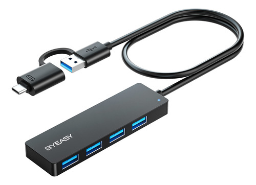 Byeasy Usb Hub, Usb 3.1 C A Usb 3.0 Hub Con 4 Puertos Y 2ft