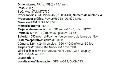 Doogee S40 2gb 16gb Dual Sim Duos