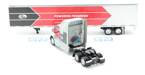 Imagen 6 de 6 de Trailer Prostar Y Caja Seca Escala 1:53 Tonkin Tk-55