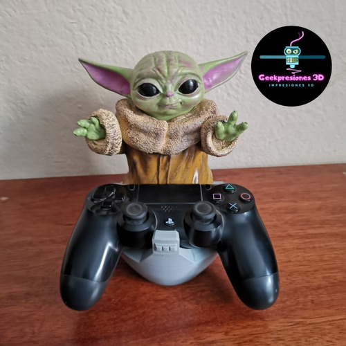 Soporte Para Control O Celular Baby Yoda Grogu Star Wars