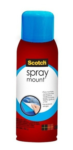 Imagen 3 de 4 de Spray Mount Adhesivo Transparente Reposicionable Scotch 9927