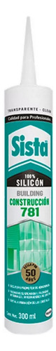Silicon 100% Transparente 300 Ml Construccion (781)
