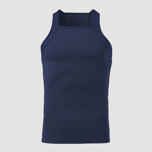 Camiseta Sin Mangas Ajustada Y Elegante Para Hombre