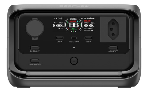 Kit Gerador Ecoflow River 3 Max Plus 858wh 600w 127v Br