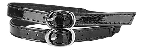3 Fijador De Correa Para Zapatos, Tobillera De Espejo Negro