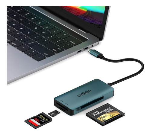 Lector Tarjetas Cfast 2.0 Dual - Usb C Otg Android Windows