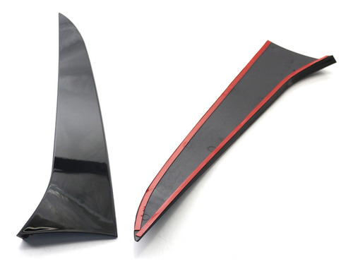 2x Spoiler Lateral Automotriz Canard Splitter Reemplazo De