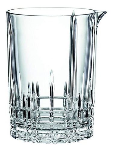 Vaso Cristal Mezclador Tallado Cuadrille Con Pico San Carlos